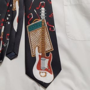 Guitar Tie, Renaissance Brand, 56" X 4"